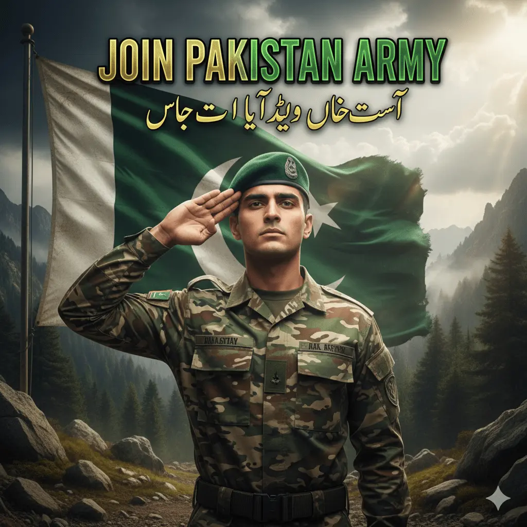 Young Pakistani candidate preparing for recruitment process, symbolizing the journey to join Army Pakistan.