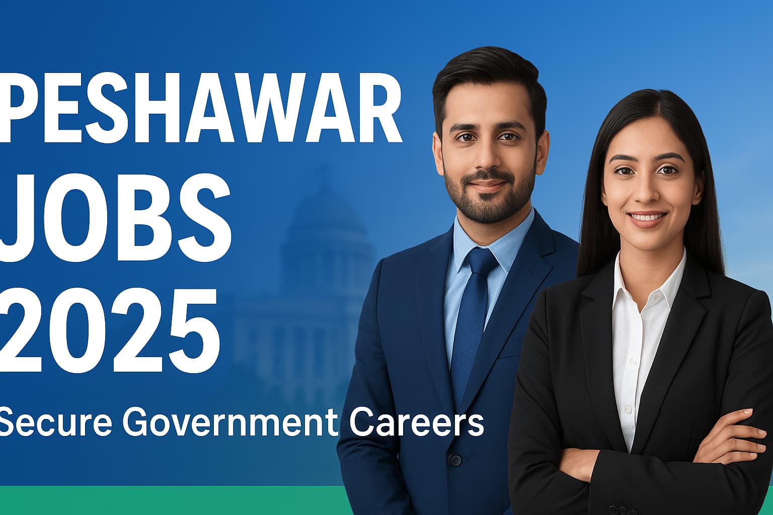 Peshawar jobs 2025 showing Pakistani professionals highlighting secure government career opportunities in Peshawar Khyber Pakhtunkhwa